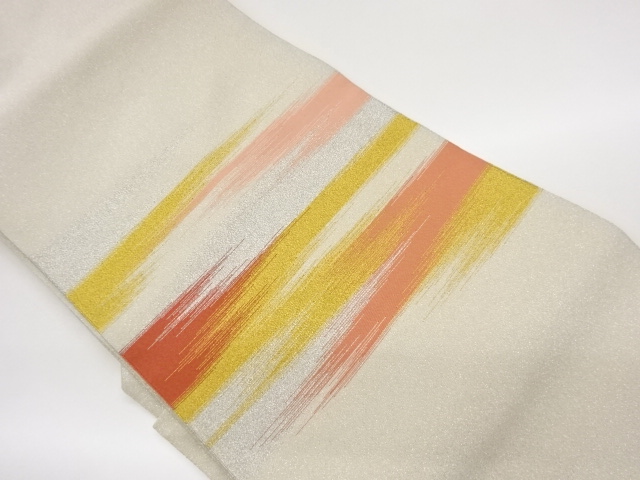 JAPANESE NAGOYA OBI / WOVEN ABSTRACT MIST